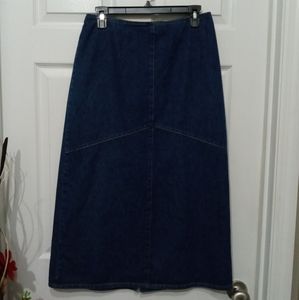 St.Johns Bay Maxi Denim Skirt 10P